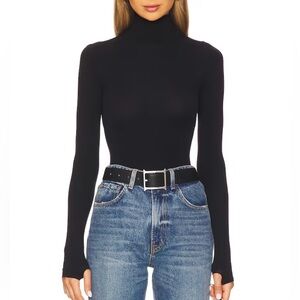 NEW Commando Ballet Body Turtleneck Bodysuit in Black